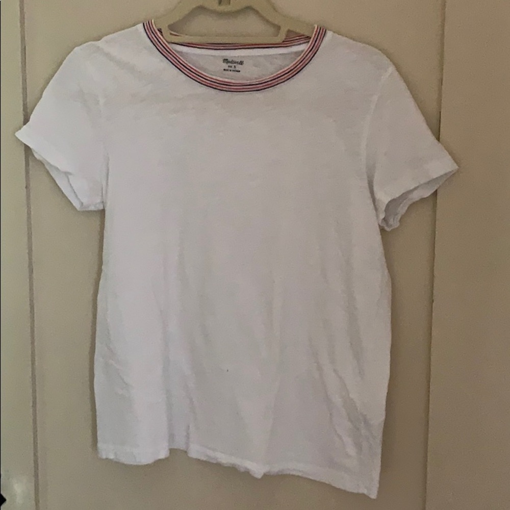 Madewell shirt with neck detail